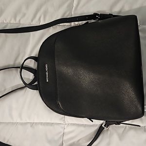 Michael Kors backpack purse black